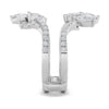 LAB GROWN MARQUISE, PEAR, AND ROUND DIAMONDS 2ctw RING ENHANCER