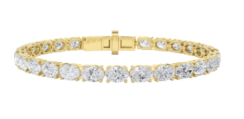 LAB GROWN OVAL DIAMONDS 4.5ctw TENNIS BRACELET