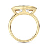 LAB GROWN MARQUISE DIAMOND 3.01CT BEZEL SOLITAIRE ENGAGEMENT RING