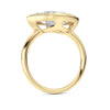LAB GROWN MARQUISE DIAMOND 3.01CT BEZEL SOLITAIRE ENGAGEMENT RING