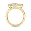 LAB GROWN MARQUISE DIAMOND 3.02ct BEZEL SOLITAIRE ENGAGEMENT RING