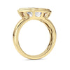 LAB GROWN MARQUISE DIAMOND 3.02ct BEZEL SOLITAIRE ENGAGEMENT RING