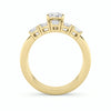 LAB GROWN OVAL DIAMONDS 2 1/2ctw TWO PIECE WEDDING SET