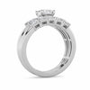 LAB GROWN RADIANT DIAMONDS 2 1/2ctw TWO PIECE WEDDING SET