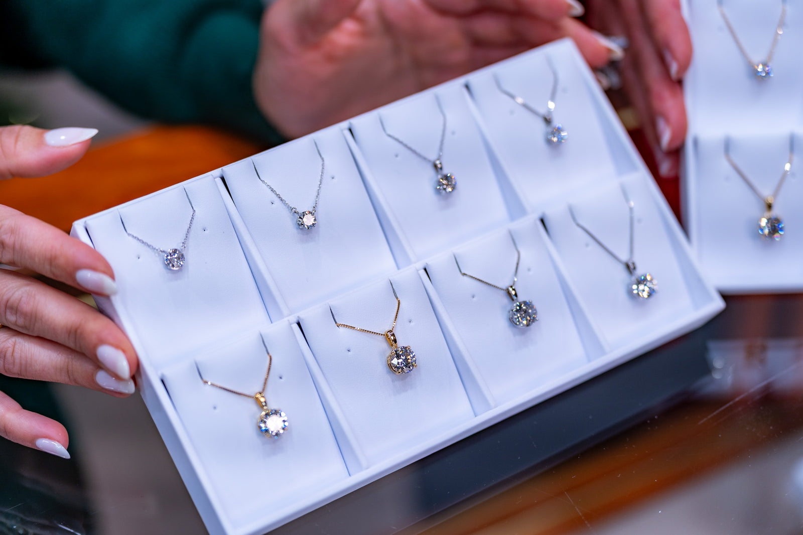 Lab Grown Round Diamond Solitaire Pendant