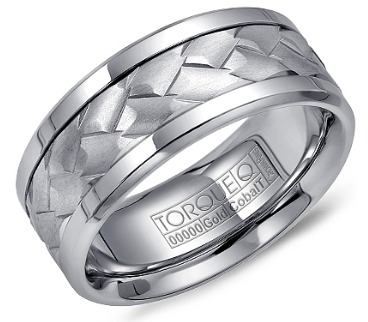 Alternative Metal Wedding Bands-Mixed Metal