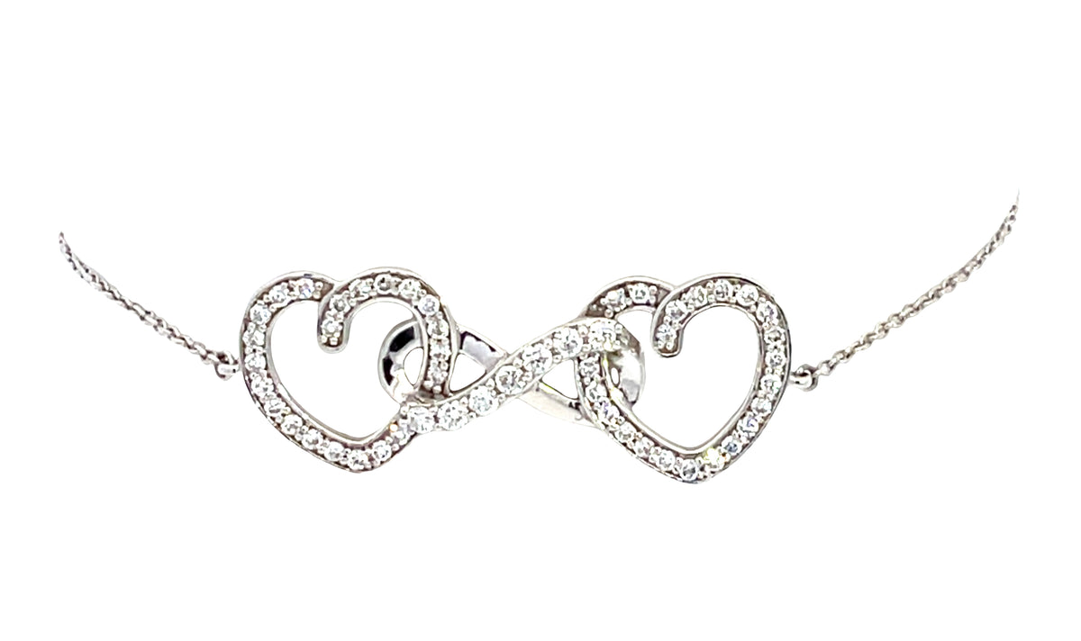 LAB GROWN ROUND DIAMONDS 0.56CTW BEZEL SET BRACELET