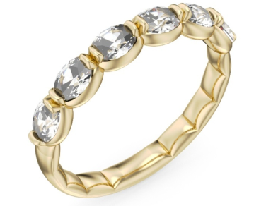 PRECIOUS METAL WEDDING BANDS-DIAMOND