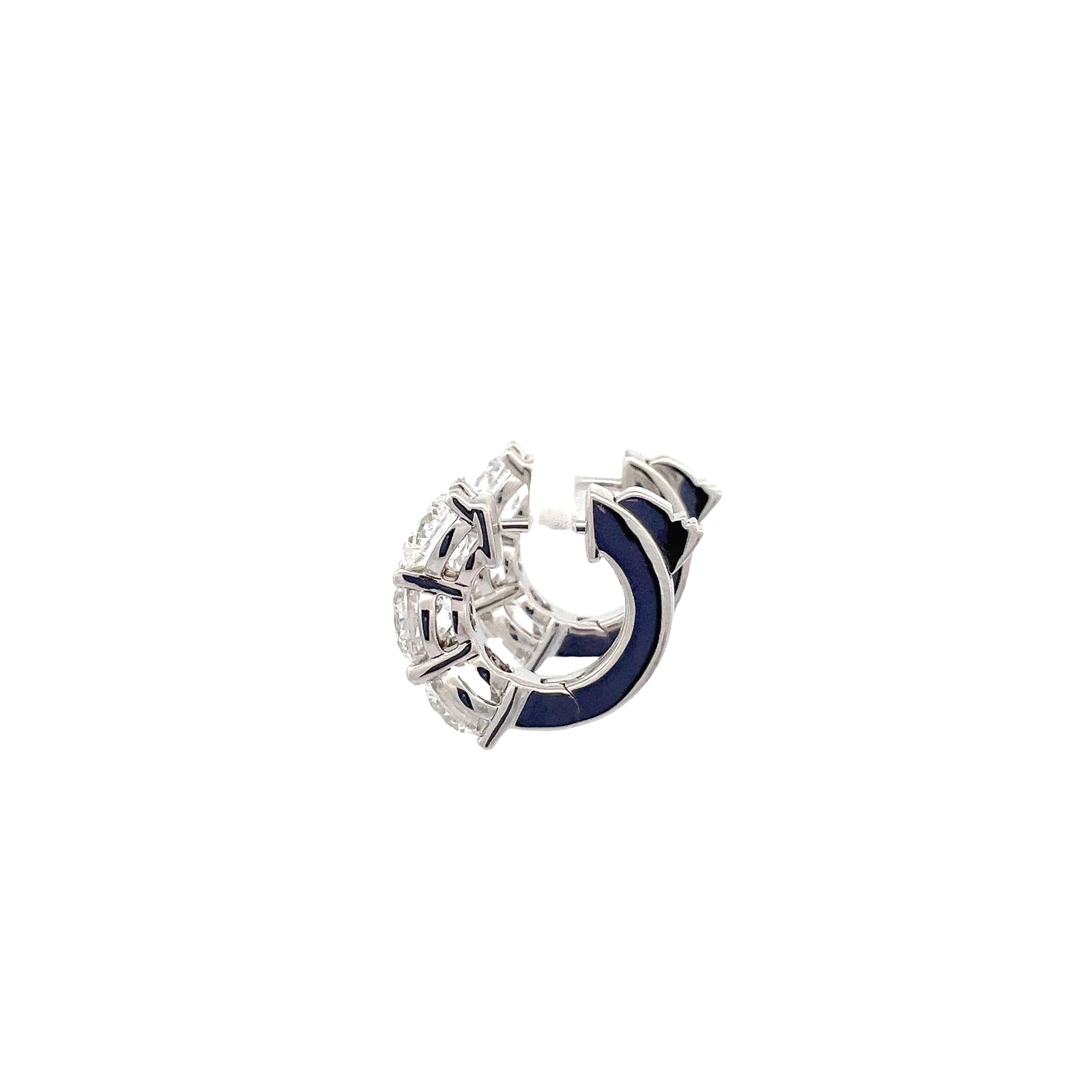 LG RBC 4.30CTW HOOP EARRINGS