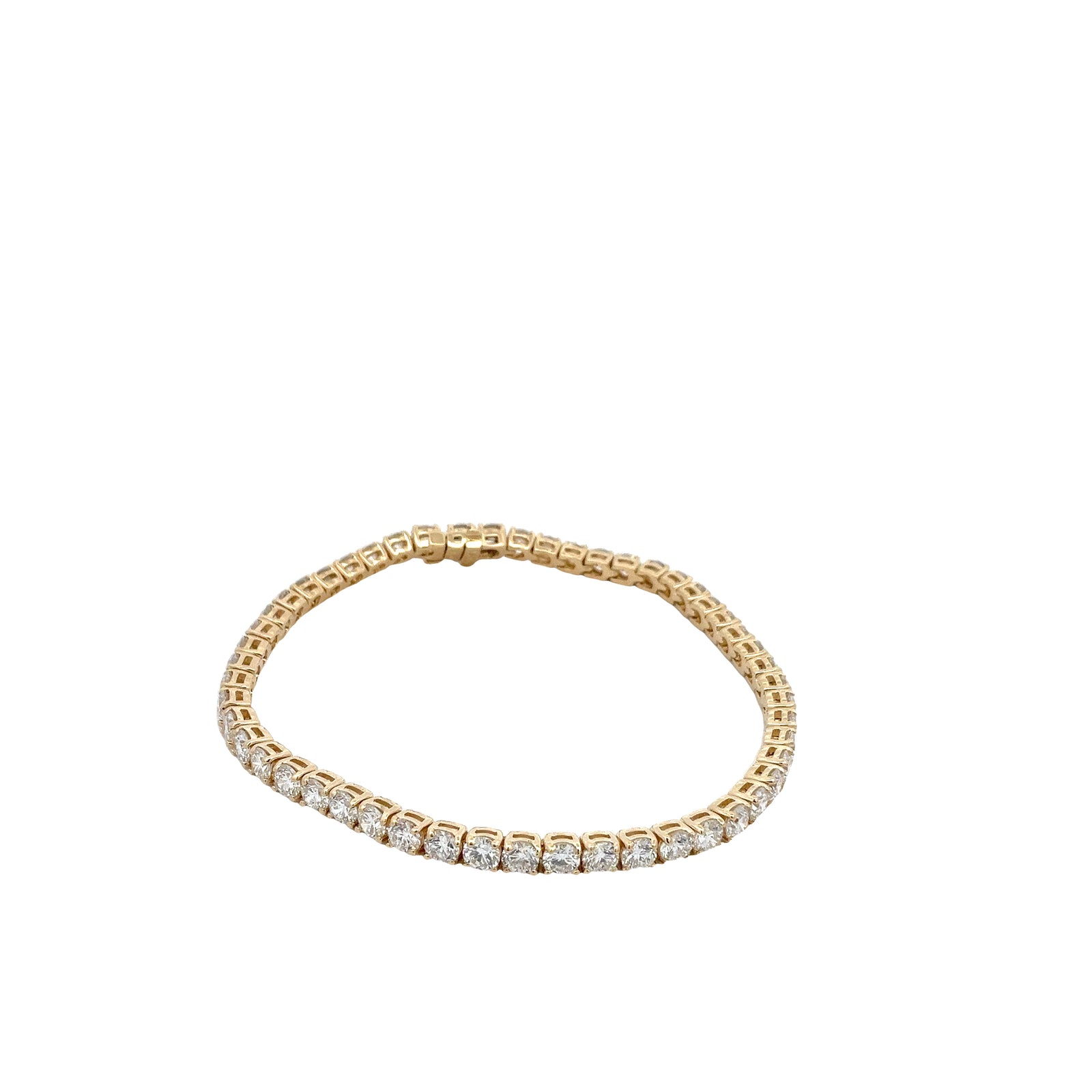 LAB GROWN ROUND DIAMONDS 15ctw TENNIS BRACELET