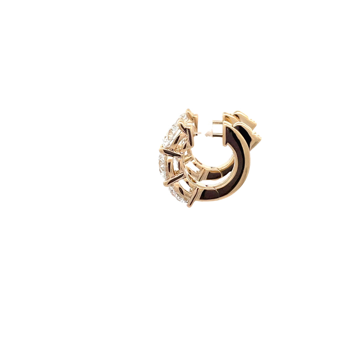 LG RBC 4.30CTW HOOP EARRINGS