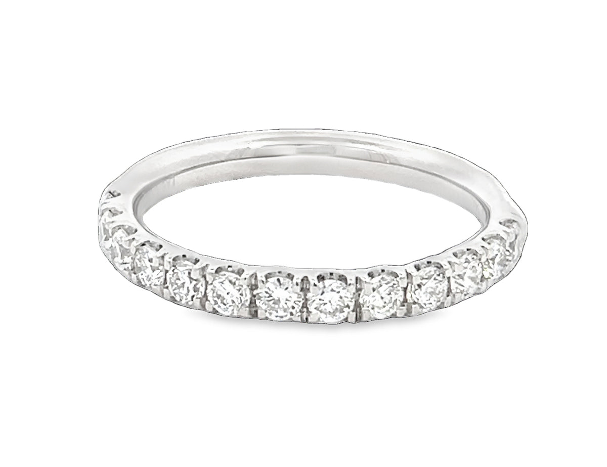 LAB GROWN ROUND DIAMONDS 0.52CTW PRONG SET BAND