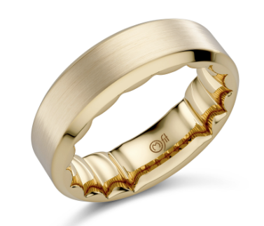 Precious Metal Wedding Bands-YELLOW GOLD