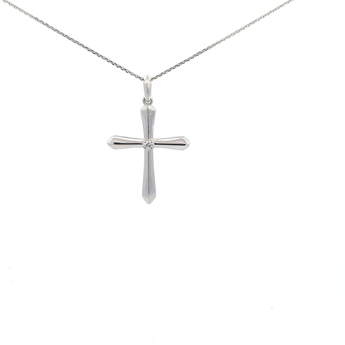 LAB GROWN DIAMOND CROSS 0.05CTW