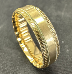 Precious Metal Wedding Bands-YELLOW GOLD