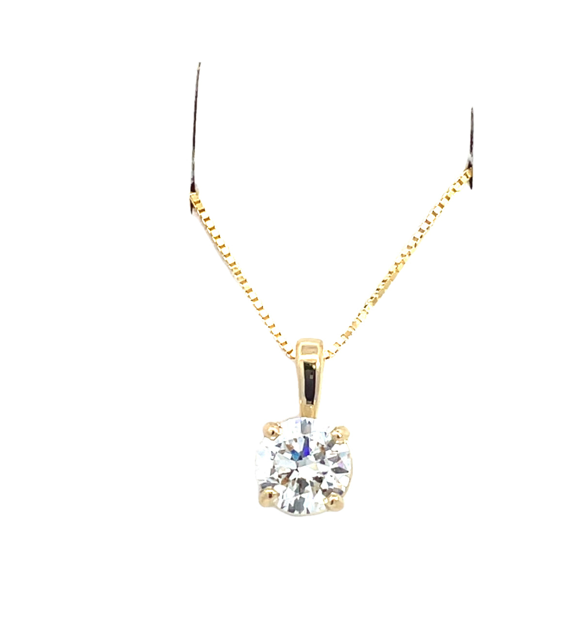 LAB GROWN DIAMOND 3.02CT SOLITAIRE DROP PENDANT