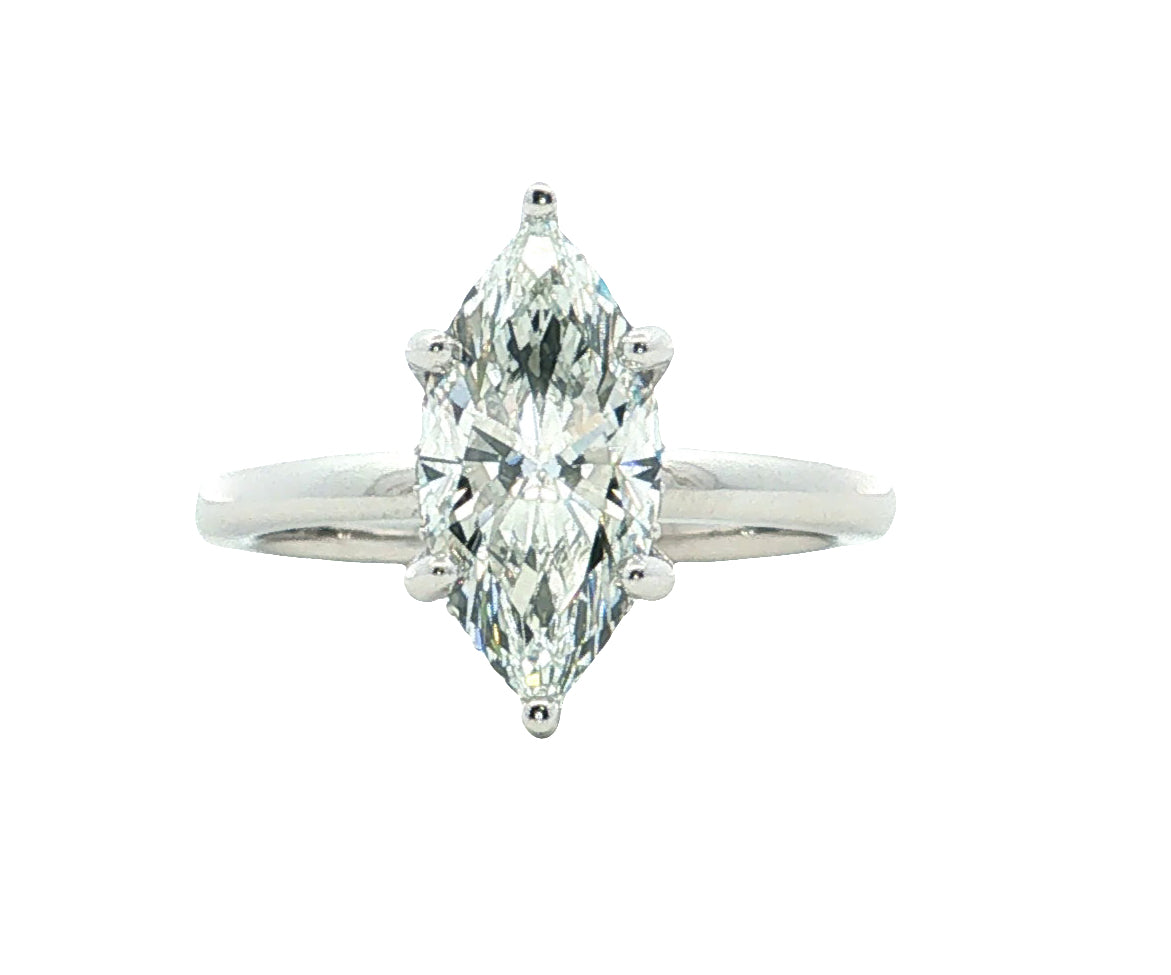 LAB GROWN MARQUISE DIAMOND 1.06ct SOLITAIRE ENGAGEMENT RING