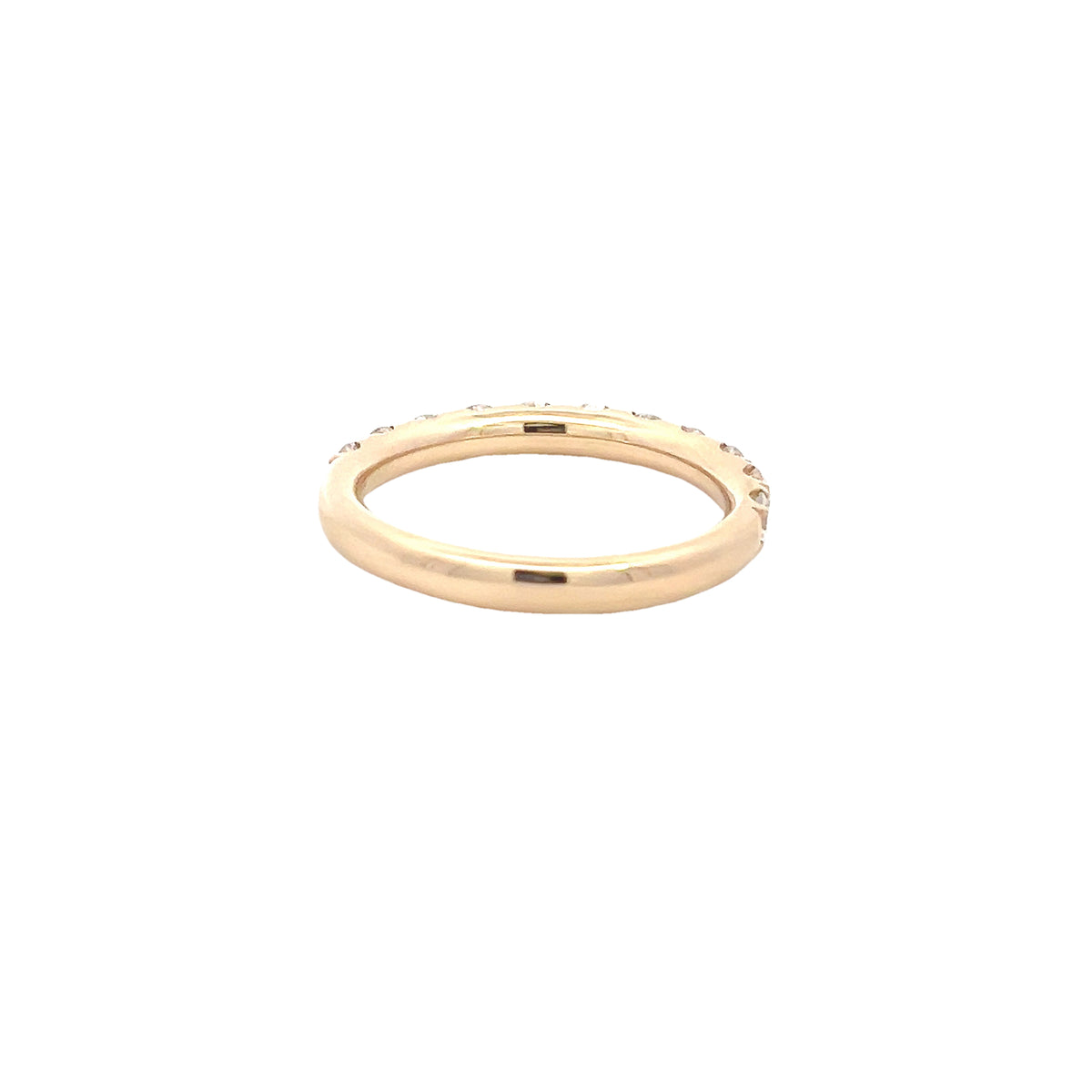 LAB GROWN ROUND DIAMONDS 0.79CTW PRONG SET BAND