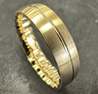 Precious Metal Wedding Bands-YELLOW GOLD