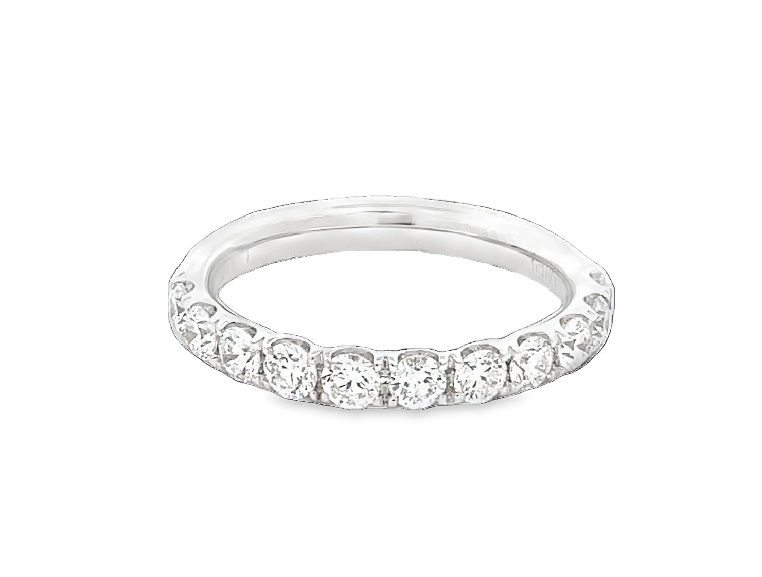 LAB GROWN ROUND DIAMONDS 0.75ctw PRONG SET BAND