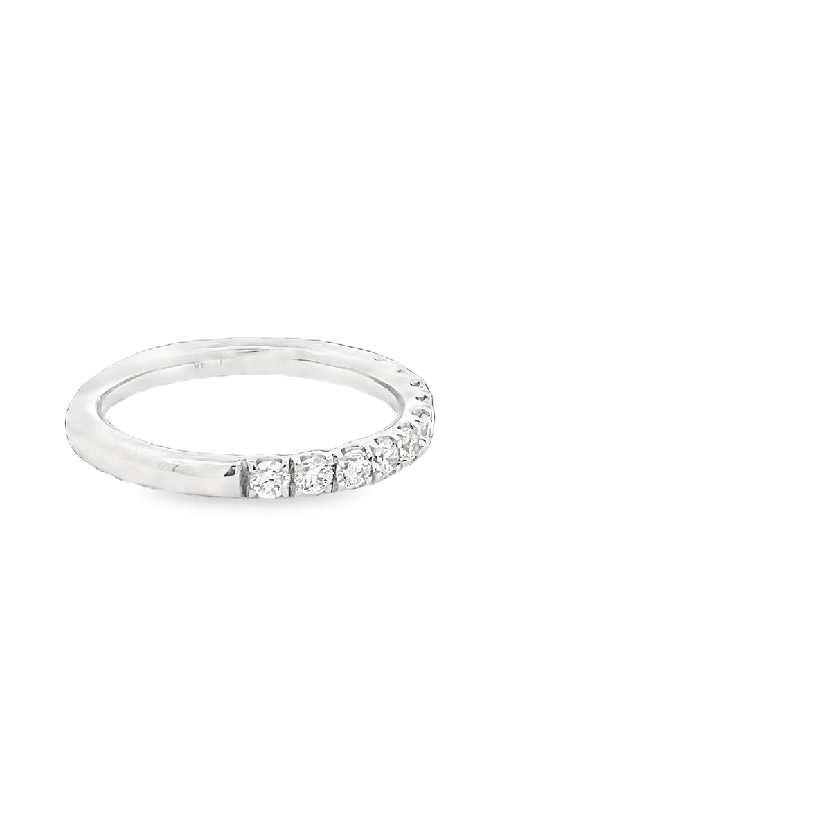 LAB GROWN ROUND DIAMONDS 0.52CTW PRONG SET BAND